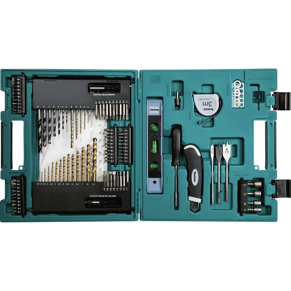 Juego De Herramientas Makita D-37150 104 Piezas Con Estuche, Cinta Métrica