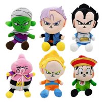 Total Click - Juguete Pack 6 Peluches Dragon Ball 23Cm Infantil