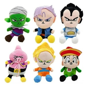 Total Click - Juguete Pack 6 Peluches Dragon Ball 23Cm Infantil