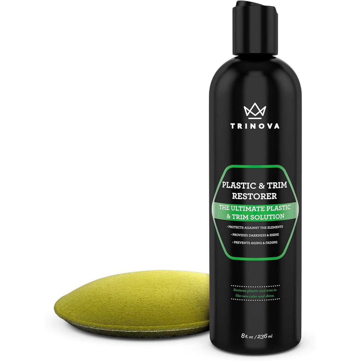 Restaurador Plástico Trinova 236ml Protección Brillo Auto
