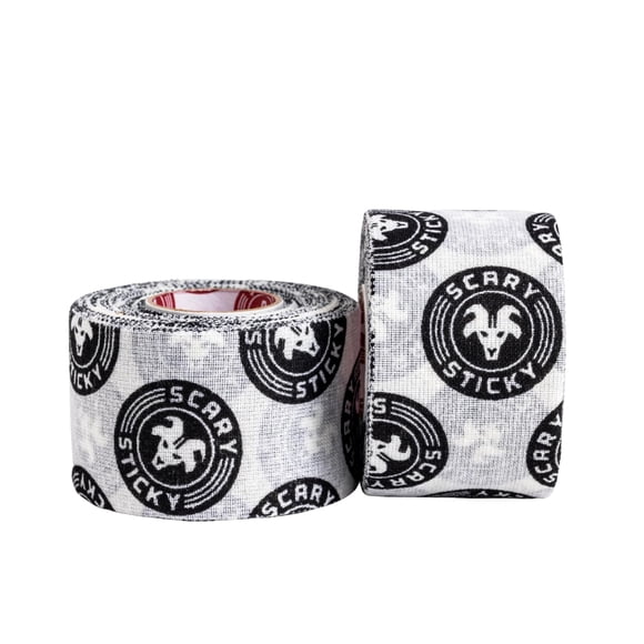 Cinta deportiva con forma de cabra, pegajosa, para levantamiento de pesas, 2 rollos