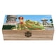 thumbnail image 1 of Jane y el Dragón Caja Organizadora de Madera Rústica - Caja Decorativa Multifuncional para Escritorio, Hogar, Oficina, Joyas y Manualidades, 1 of 6