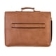 thumbnail image 2 of Maletín De Cuero Natural. Vintage. Laptop Notebook grande. Franz Mossi, 2 of 3