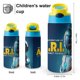 thumbnail image 2 of Mi amigo robot Botella de Agua con Tapa Pop Top de Un Toque, Acero Inoxidable, a Prueba de Fugas, para Deportes, Botella Infantil azul 12 oz, 2 of 6