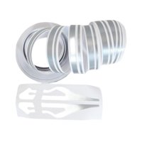 Ioensy - Cinta Adhesiva De Vinilo Para Coche Genérica, Para Manualidades, Proyectos, Universal, 10 M, Gris Plata