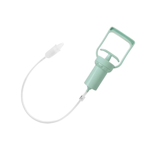 Aspirador Nasal Para Bebés Reutilizable Succión Fuerte Para Bebés Niños Pequeños Recién Nacidos Verde Claro