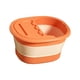 thumbnail image 3 of Ba?era De Pie Plegable Cubo De Ba?o De Pies Masajeador De Ba?o De SPA De Pies Para Acampar Naranja, 3 of 5