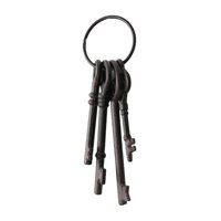 Magideal - Llavero Esqueleto De Hierro Fundido, Llaves Decorativas Antiguas, Llaves Vintage De Hierro Fundido Para Accesorios De Disfraces, Decoración Del Hogar.