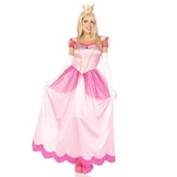 Vestido Clásico De Satén Rosa Con Forma De Princesa Para Mujer, De Costume Leg Avenue