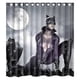 thumbnail image 1 of Cortina de ducha Catwoman con ganchos (167 x 183 cm), 1 of 3