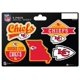 thumbnail image 1 of Calcomanías Rico Industries NFL Kansas City Chiefs, 5 piezas, 1 of 3