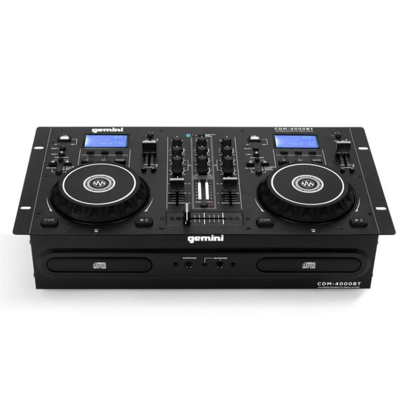 Combo de reproductor de CD y mezclador de DJ Gemini Sound CDM-4000BT con Bluetooth