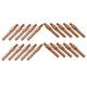 thumbnail image 3 of Boquilla de contacto de soldadura de soldadura de gas de cobre rojo de 10 pcs. 0.8mm + 1.0mm, 3 of 6