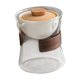 thumbnail image 3 of Tetera De Cristal De 210ml, Tetera Portátil, Gong Fu Chino Para Viajes, Oficina, Tapa Naranja Transparente, 3 of 3