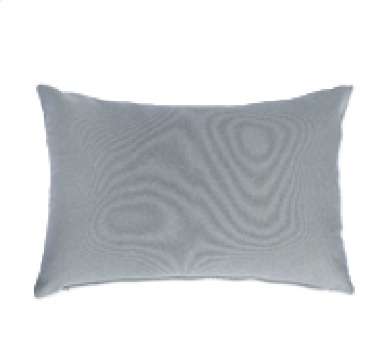 Genérico - Pack De 2 Fundas Terciopelo Liso 30X50 Cm Gris