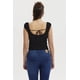 thumbnail image 3 of Polera Mujer Escote Corazón Espalda Amarra Negro, 3 of 4