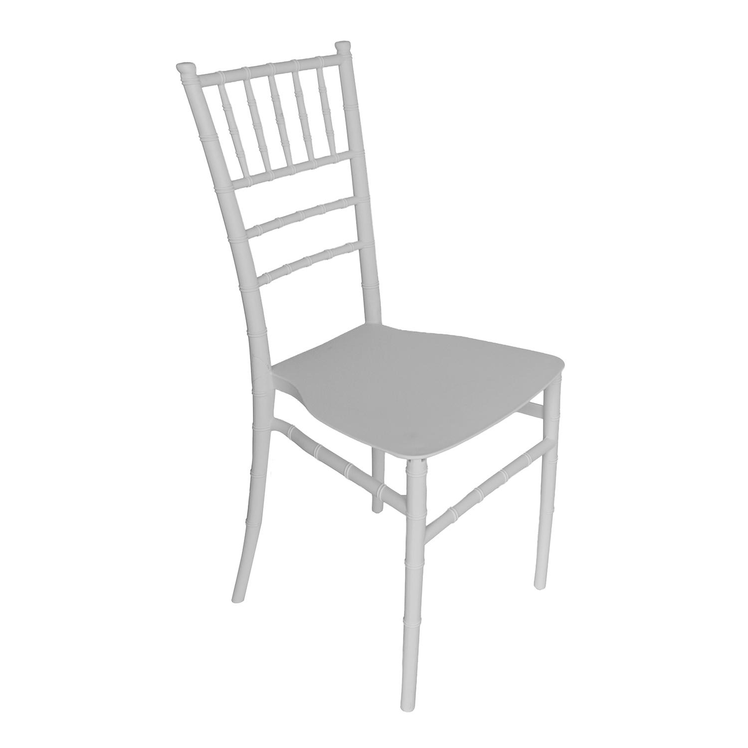 Silla Plástico Apilable Deco Svenna Blanca Escandinavia