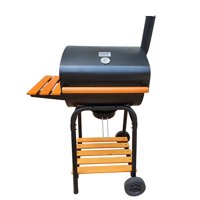 Bbq Grill - Parrilla A Carbon Misuri Estilo Tambor