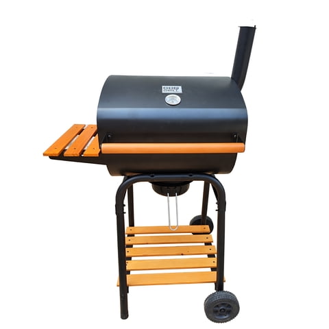 Bbq Grill - Parrilla A Carbon Misuri Estilo Tambor