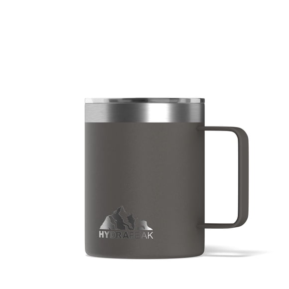 Taza de café Hydrapeak con aislamiento de acero inoxidable grafito de 400 ml