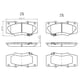 thumbnail image 2 of Pastillas Freno para auto Toyota Hilux 2004-2015 Delantero, 2 of 3