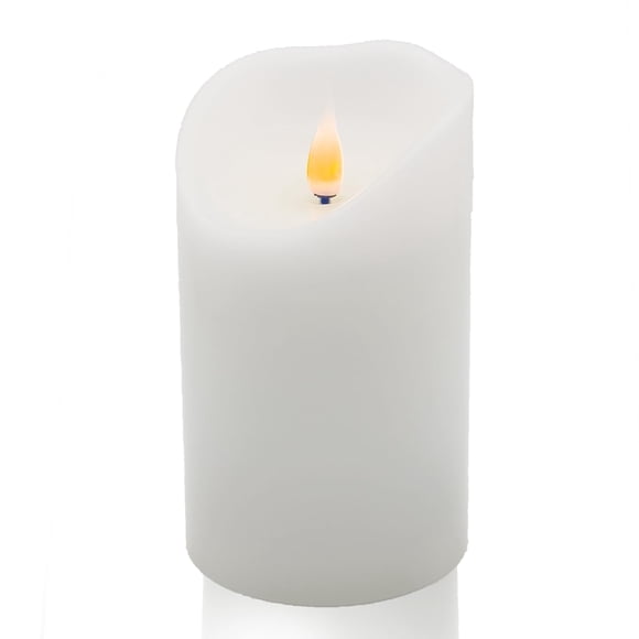 Vela LED HVTDECOR 13 cm Blanca sin llama