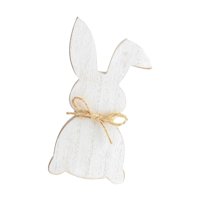 Magideal - Regalos Creativos Para La Decoración Del Hogar De Vacaciones Suministros De Bricolaje Artesanía Tablero De Densidad Conejo De Pascua Conejo Artesanía Estilo C