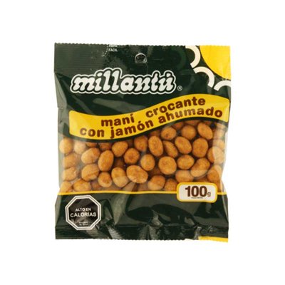 Maní Crocante Con Jamón Ahumado 100 G Millantú