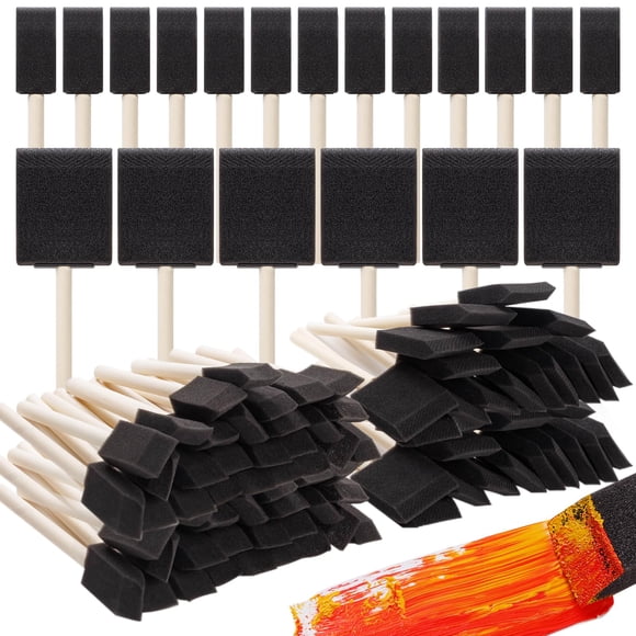 Brochas de espuma REDOVANT 120 piezas 2,5 cm/5 cm a granel