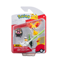 Pokemon - Pack De 3 Figuras Batalla 5 Cm Pokémon