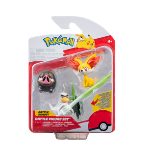 Pokemon - Pack De 3 Figuras Batalla 5 Cm Pokémon