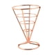thumbnail image 4 of Soporte Para Patatas Fritas, Soporte Para Conos De Comida, Soporte Para Freír A La Moda Para Picnic, Buffet, Café, Oro Rosa, 4 of 5