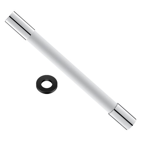 Bothyi - Extensor De Tubo De Extensión De Grifo Universal Para Fregadero Cocina Al Aire Libre Blanco 50 Cm