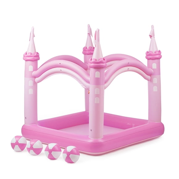 Castillo inflable, piscina infantil y rociadores Teamson Kids
