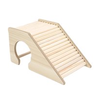 Magideal - Escondite De Hámster Lavable, Accesorios Para Jaulas, Juguetes De Jaula Para Masticar, Casa De Hámster De Madera, Escondite De Hámster Para Hámsteres, Con Agujero