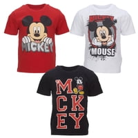 Pack De 3 Remeras Para Niños Pequeños Disney Mickey Mouse Talle 2T