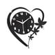 thumbnail image 5 of Reloj De Pared Acrílico Elegante Reloj Decorativo único Para Interior Oficina Dormitorio Negro, 5 of 5