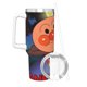 thumbnail image 3 of Anpanman Vaso aislado de acero inoxidable con asa, diseño temático, regalo para familia, amigos y fans; incluye pajita y encaja en el portavasos estándar, 40 oz, 3 of 6