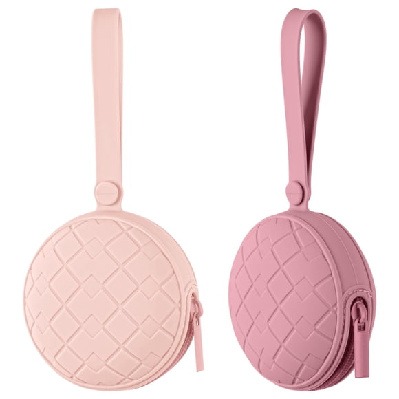 Estuche de silicona para chupones Sallurna para recién nacidos (paquete de 2)