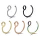 thumbnail image 1 of 3/5pcs Stainless Steel Septal Ring Clip for Unisex - Non-Piercing Body Jewelry for a Natural Look, 1 of 5