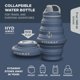 thumbnail image 2 of Botella de agua HYDAWAY plegable de 500 ml, libre de BPA y a prueba de fugas, 2 of 7
