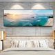 thumbnail image 1 of 1pc Canvas Painting, Nature Landscape Painting Wall Art Decor, For Living Room Wall Decor, Bedroom Wall Decor Office Kitchen Decor, No Frame,19.68inch*59.05inch, 1 of 2