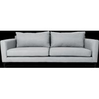 Induhome - Sofa Elena 2 Cuerpos Chenille Gris