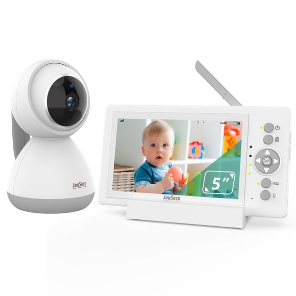 Monitor para bebés JouseCu B152, batería, 30 h, pantalla de 5 pulgadas