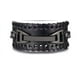thumbnail image 2 of Pulsera Masculina Eco Cuero Estilo Punk, Brazalete Punk, 2 of 2