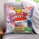 thumbnail image 1 of Super Wings Fundas de almohada de terciopelo con tema, regalos de funda de almohada, decoración para el hogar, cojín de lanzar, regalo de cumpleaños para fans y parejas.30*30cm., 1 of 6