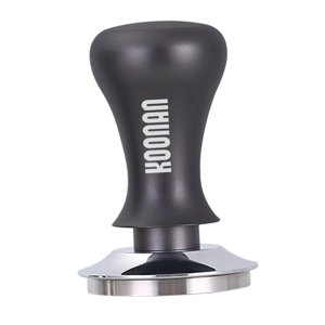 Magideal - Piezas De De Espresso Tamper , Martillo De Polvo De , Distribuidor De , Base Plana De Material Acero Inoxidable Para Cocina De , 58Mm Negro 58Mm