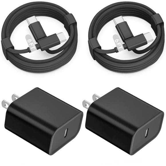Cargador para iPad Blechmeki 20W Pack de 2 con cable USB‑C de 6 pies
