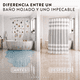 thumbnail image 2 of Cortina De Baño Tela + Forro + 12 Ganchos Premium 180 X 180 Cm Gris Raya Juego Larga Az, 2 of 10