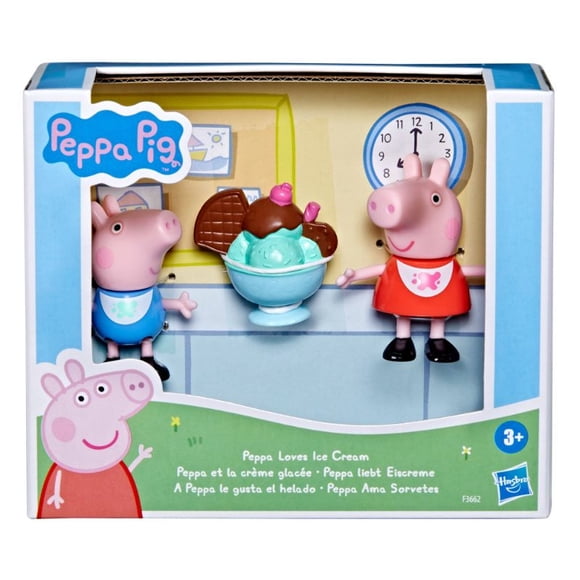 Figura de Acción Peppa Pig A Peppa le gusta el Helado